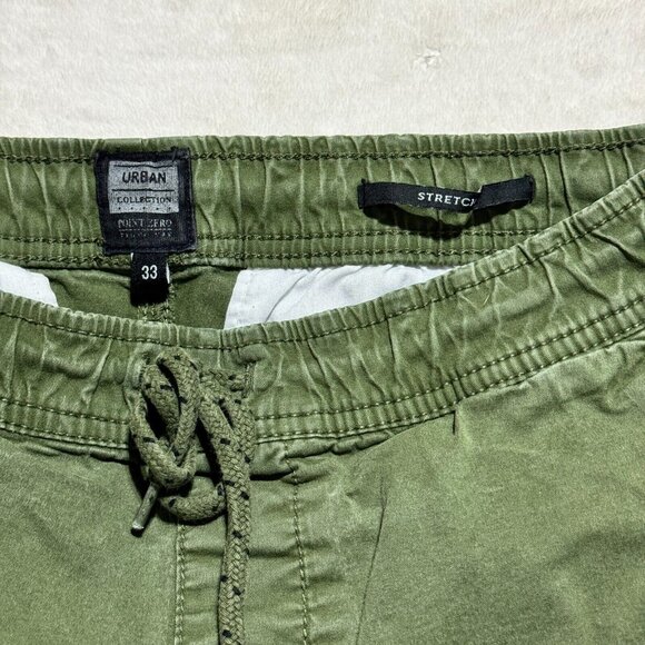 Point Zero Urban Collection Joggers Stretch Green Drawstring Men's Size 33 - Picture 3 of 11